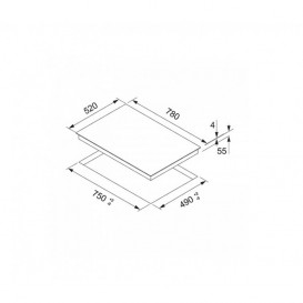 Варильна поверхня індукційна Franke Smart FHSM 804 4I чорне скло 108.0492.717