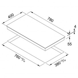 Варочная поверхность индукционная Franke Smart FHSM 803 3I стекло черный 108.0492.718
