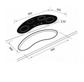 Варильна поверхня індукційна Teka Maestro IRC 9430 KS чорний 10210162