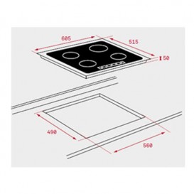 Варильна поверхня індукційна Teka Maestro IT 6450 IKNOB чорний 10210182