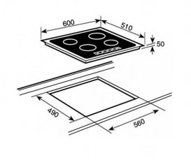 Варильна поверхня індукційна Teka Maestro IZF 6420 чорний 10210180