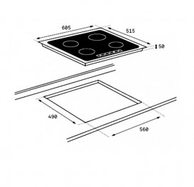Варильна поверхня індукційна Teka Total IT 6420 чорний 10210175
