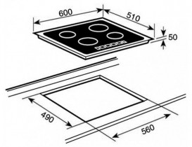 Варильна поверхня індукційна Teka Easy IZ 6415 чорний 10210161