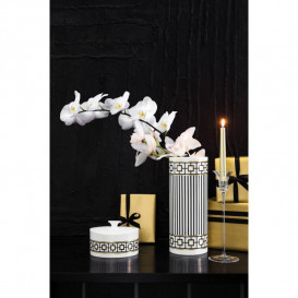 Ваза высокая Villeroy & Boch MetroChic Gifts 30.5 см белый/золото/черный 10-4483-5070