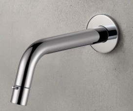 Вентиль для раковины настенный Kludi BOZZ с управлением в изливе хром 380180530