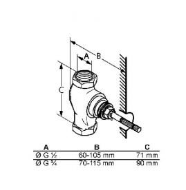 Вентиль для скрытого монтажа KLUDI 29811