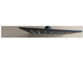 Лейка для верхнего душа Fiore 30х30 см тонкая квадратная чёрный матовый 30NN8651