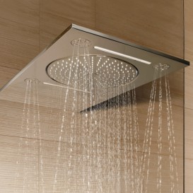 Верхній душ GROHE Rainshower F-series 3 режиму 381х60 мм хром 27938001