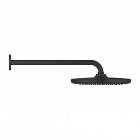 Верхний душ Grohe Tempesta 250 с кронштейном 1 режим черный матовый 266682430