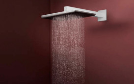 Верхній душ Hansgrohe Raindance Alive Q 34х21 см 2 режими з тримачем білий матовий 24550700