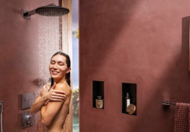 Верхний душ Hansgrohe Raindance Alive S 300 2 режима с держателем хром 24540000