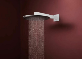 Верхний душ Hansgrohe Raindance Alive S 300 2 режима с держателем белый матовый 24540700