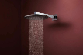Верхний душ Hansgrohe Raindance Alive S 300 2 режима EcoSmart с держателем хром 24541000