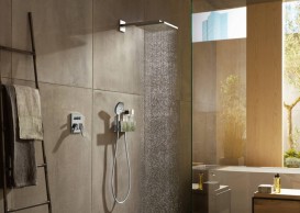 Верхний душ Hansgrohe Raindance E 300 1jet с держателем белый матовый 26238700