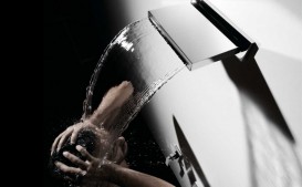 Верхній душ зі стіни Tres Inox 152х236 мм водоспад хром 29990304