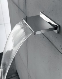 Верхній душ зі стіни Tres Inox 152х236 мм водоспад хром 29990304