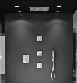 Верхній душ вбудований Paffoni Soffioni Boston 500х500 хром ZSOF 301 CR