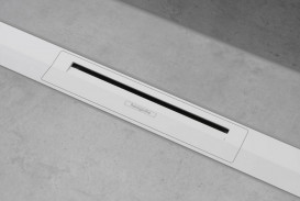 Верхняя часть Hansgrohe RainDrain Flex для водосточного желоба 700 мм белый матовый 56043700