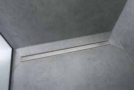 Верхня частина Hansgrohe RainDrain Match для водостічного жолоба 800 мм матова нержавіюча сталь 56038800