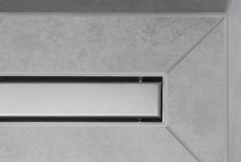 Верхня частина Hansgrohe RainDrain Match для ринви 1000 мм матова нержавіюча сталь 56041800