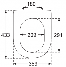 Villeroy&Boch Subway 2.0 Сиденье 9M68Q1R2