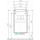 Тумба под раковину Villeroy&Boch Subway 2.0 подвесная 35x33.5x62 белая A81600DH