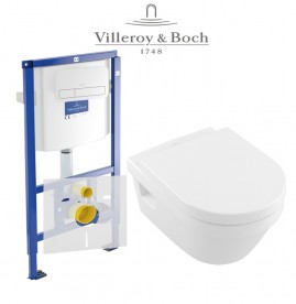 Унитаз Villeroy&Boch Omnia Architectura Directflush 5684HR01 + Сиденье + Инсталляция ViConnect 92246100 + Кнопка смыва 92249061