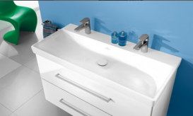 Раковина для ванної підвісна Villeroy & Boch колекція Avento біла 41568001