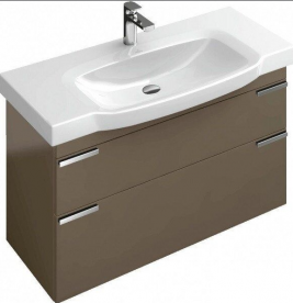 Раковина для ванной подвесная умывальник-столешница Villeroy&Boch коллекция Sentique белая 5142A001