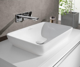 Раковина для ванной накладная Villeroy&Boch коллекция Venticello белая 41135501