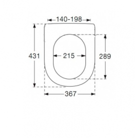 Villeroy & Boch Sentique Сидіння з кришкою для унітазу 98M8Q101