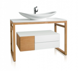 Раковина для ванної накладна Villeroy & Boch колекція My Nature біла 411080R1