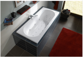 Ванна акриловая прямоугольная Villeroy&Boch коллекция O.Novo 180x80х50 UBA180CAS2V-01