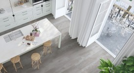 Вініловий ламінат Salag 179x1220 мм SPC сосна тайгова темна YA0007