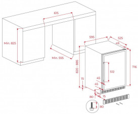 Винный шкаф Teka RVU 20046 черный 113600008