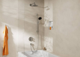 Внешняя часть для слива и перелива для ванны Hansgrohe Flexaplus белый/хром 58187000