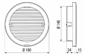 Внешняя крышка PP 45 AKR 0093.1635