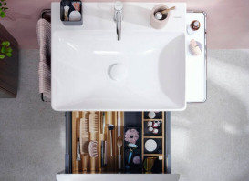 Органайзер для тумбы Hansgrohe IntraStoris 11,5х34 см натуральный дуб 54146230