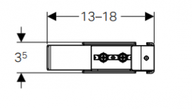 Внутренний угол Geberit Duofix оцинкованная сталь 111.841.00.1