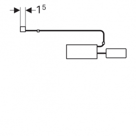 Внутренняя подсветка Geberit Group 48 см для выдвижного ящика 501480000