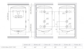 Водонагрівач комбінований Tesy BiLight 80 л білий GCV6S (L) 8044 20 B11 TSR