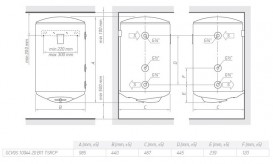 Водонагрівач комбінований Tesy BiLight 100 л білий GCV9S (L) 10044 20 B11 TSR