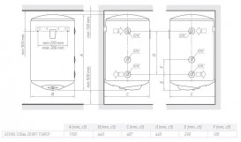 Водонагреватель комбинированный Tesy BiLight 120 л белый GCV9S (L) 12044 20 B11 TSRP