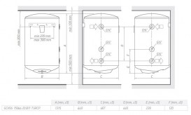 Водонагреватель комбинированный Tesy BiLight 150 л белый GCV9S (L) 15044 20 B11 TSRP