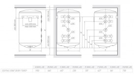 Водонагрівач комбінований Tesy BiLight 120 л білий GCV7 / 4S2 (L) 1204420 B11 TSRP