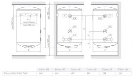 Водонагреватель комбинированный Tesy BiLight 80 л белый GCVS (L) 8044 20 B11 TSR