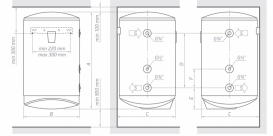 Водонагреватель комбинированный Tesy Modeco Classic 120 л белый GCV9S 1204720 C21 TSRCP