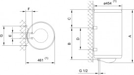 Водонагрівач накопичувальний електричний Gorenje TGR 100NGV9 514157