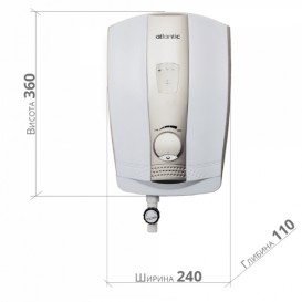 Водонагрівач проточний Atlantic Generation M777 MP 10.5 kW 811009