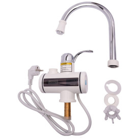 Проточний водонагрівач Kroner KRM Volt-CW091 з краном хром/білий CV020401